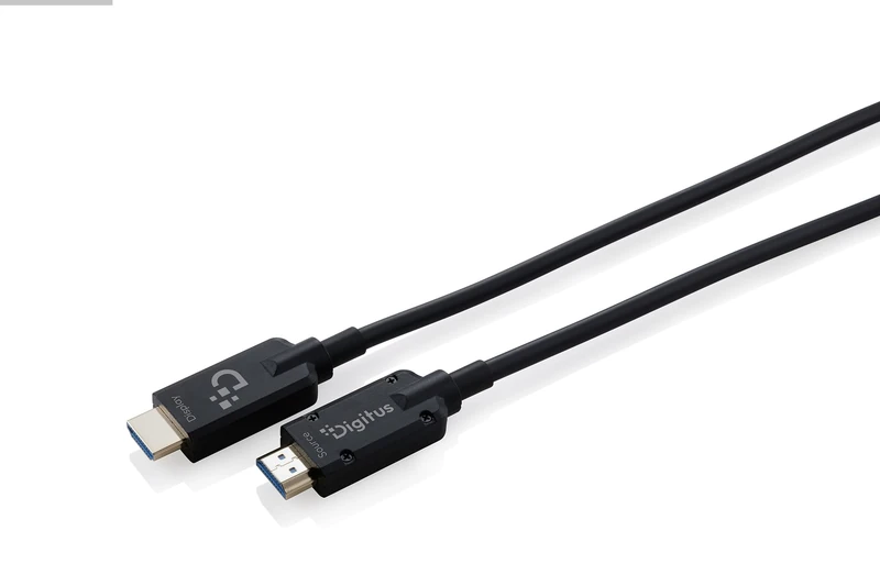Digitus Fibre-Optic HDMI Cable – 20 m – UHD 8K 60Hz 4K 120Hz – HDMI 2.1