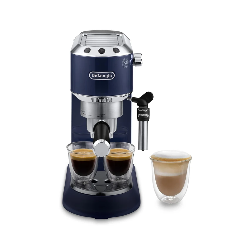 De'Longhi Dedica Style, Traditional Pump Espresso Machine, EC685BL, Blue