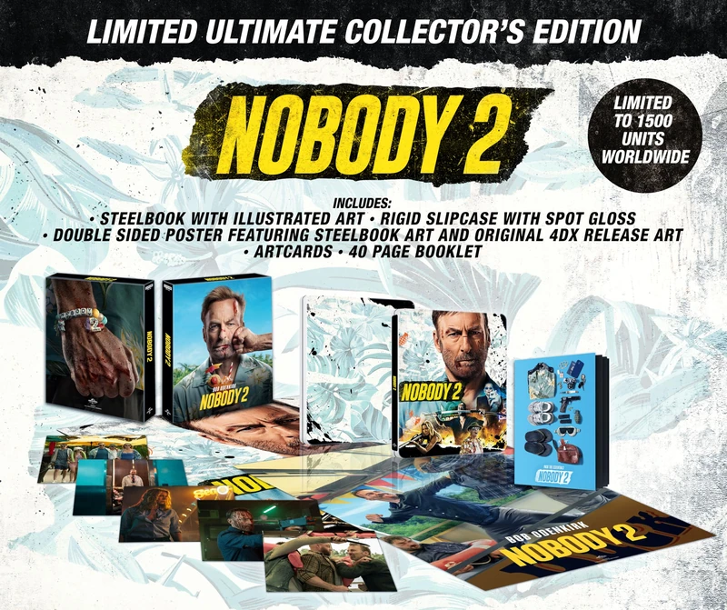 Nobody 2: [4K Ultra HD & Blu-Ray] Ultimate Limited Collector's Edition Steelbook [Region B]