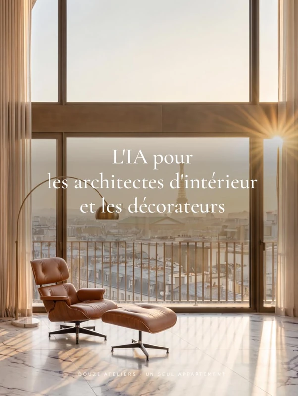 L'IA pour les architectes d'intérieur et les décorateurs: Le manuel complet — planches d'ambiance, rendus photoréalistes, home staging, plans et dossier client, pilotés en français