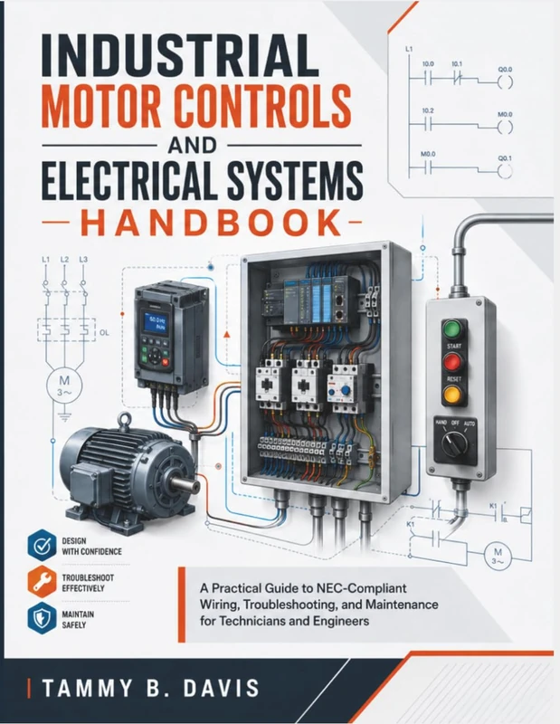 Industrial Motor Controls And Electrical Systems Handbook: A Practical Guide to NEC-Compliant Wiring, Troubleshooting, and Maintenance for Technicians and Engineers