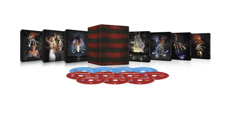 A Nightmare on Elm Street Steelbook Collection 4K Ultra HD [1984-1994] [Blu-ray] [Region Free]