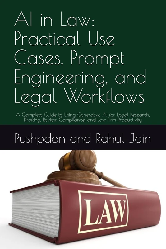 AI in Law: Practical Use Cases, Prompt Engineering, and Legal Workflows: A Complete Guide to Using Generative AI for Legal Research, Drafting, Review, Compliance, and Law Firm Productivity