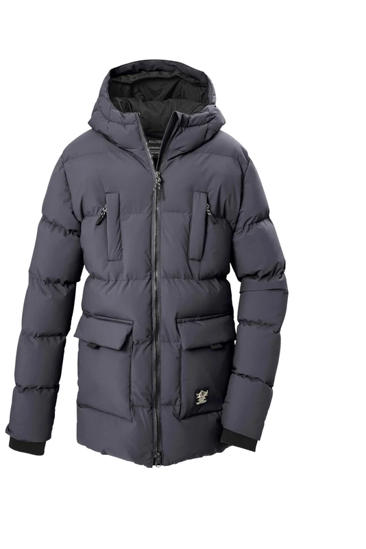 Killtec Boys Kow 159 Bys Qltd Prk Quilted Parka/Winter Parka with Hood