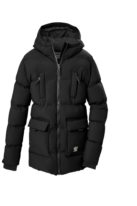 Killtec Boys Kow 159 Bys Qltd Prk Quilted Parka/Winter Parka with Hood