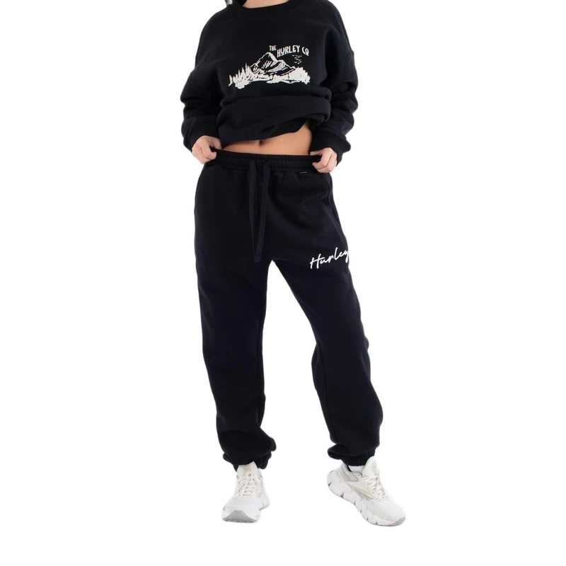 Hurley Script Fleece Pant Black