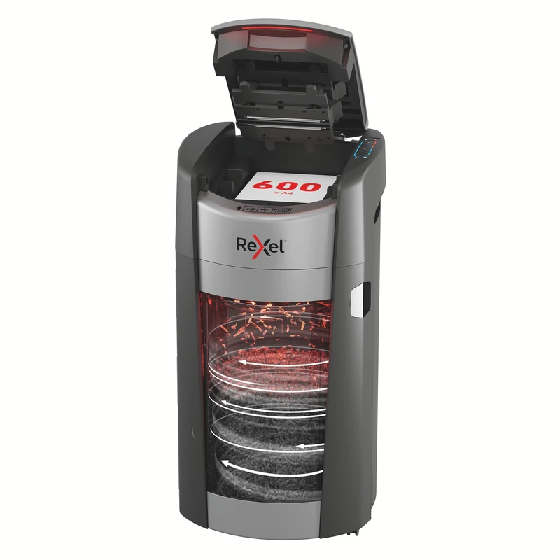 Rexel ShredMax AutoFeed+ 600M Micro-Cut Paper Shredder P5, 600 Sheets