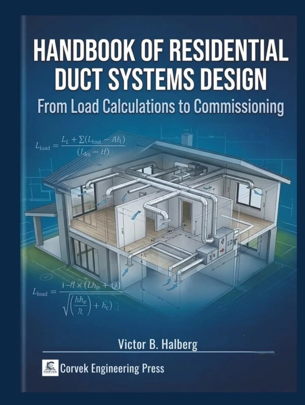 Handbook Of Residential Duct Systems Design: From Load Calculations to Commissioning