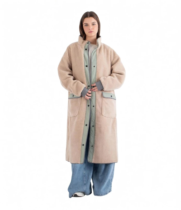 Hurley Jacket Long High Pile Comfort Button