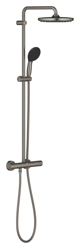 GROHE Vitalio Start 250 Shower System Set, Brushed Anthracite, 26677AL1