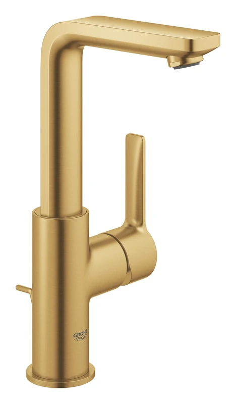 GROHE Lineare Basin Mixer Tap L-Size, Brushed Gold, 23296GN1