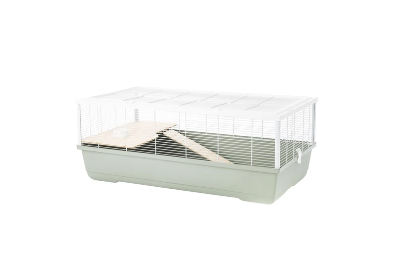 Little Friends Grosvenor XL Rat & Hamster Cage, 100x54x39cm, Green/White
