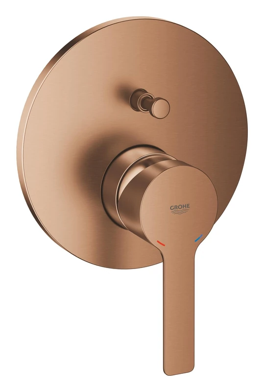 GROHE Lineare Bath Trim Mixer, 2-Way Diverter, Brushed Bronze, 24064DL1