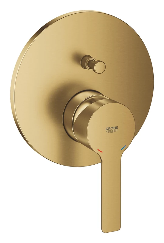 GROHE Lineare Bath Trim Mixer, 2-Way Diverter, Brushed Gold, 24064GN1