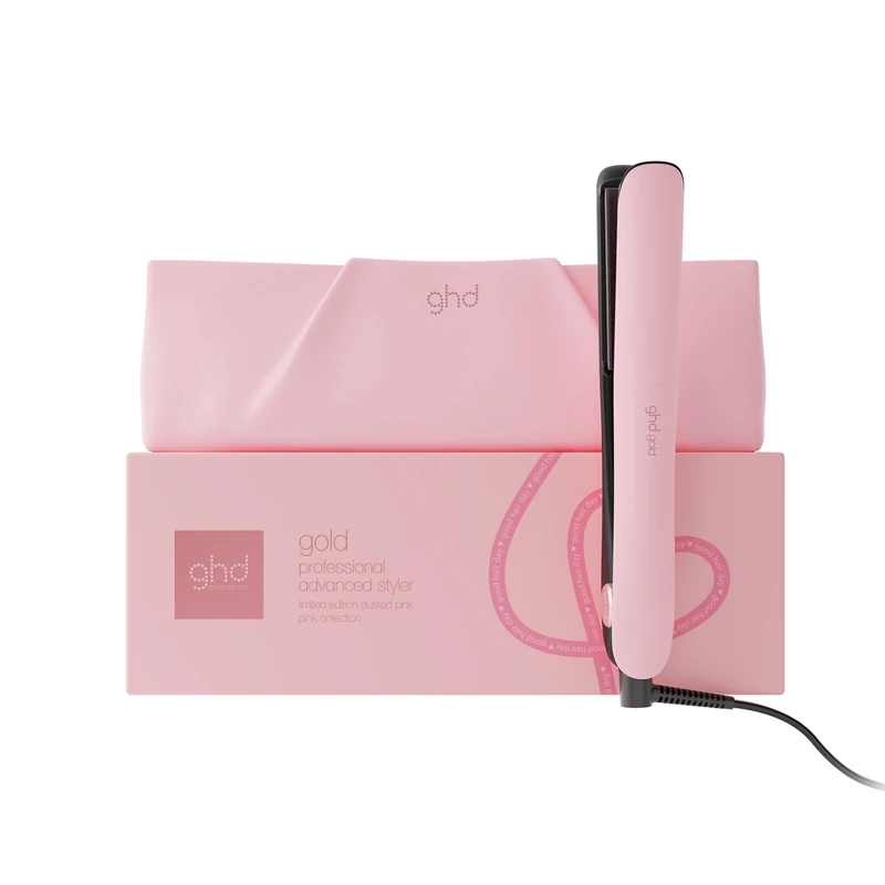 ghd Gold Hair Straightener & Styler, More Shine, Healthier-Looking Hair