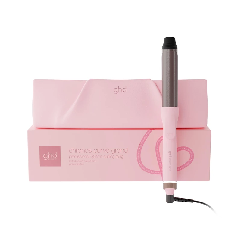 ghd Chronos Curve Hair Curler Tong, Long Lasting Frizz Free Curls