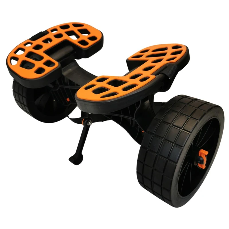 Cambridge Kayaks Heavy Duty Kayak Trolley | 150kg Capacity | Puncture-Proof Solid Wheels | Adjustable Non-Slip Cradle | Tool-Free Assembly | Fits Kayaks & Canoes