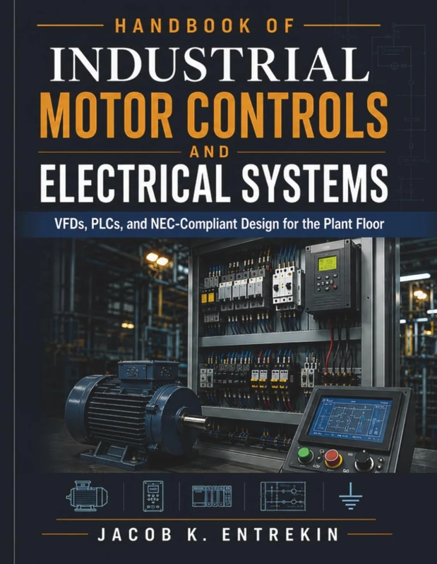 Handbook of Industrial Motor Controls And Electrical Systems: VFDs, PLCs, and NEC-Compliant Design for the Plant Floor