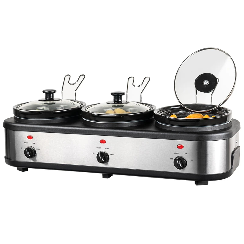 Daewoo 3 Pot Slow Cooker