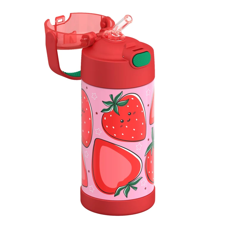 Thermos Kids FUNTAINER 0.35L Thermos Flask 12 Hours Cold Strawberries