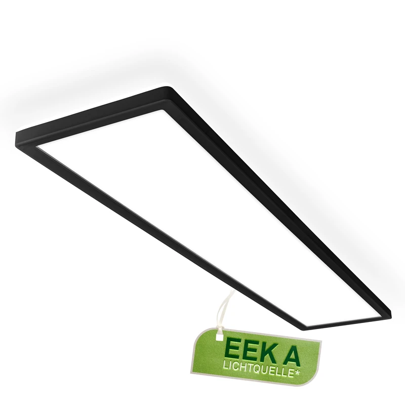 Briloner - LED Panel EEC A Light Source 22,5W 4800lm Backlight 98 cm Black
