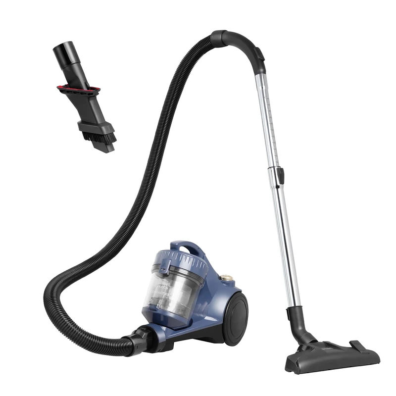 Russell Hobbs Compact Cylinder Vacuum Cleaner Corded Blue & Gold RHCV1612BG