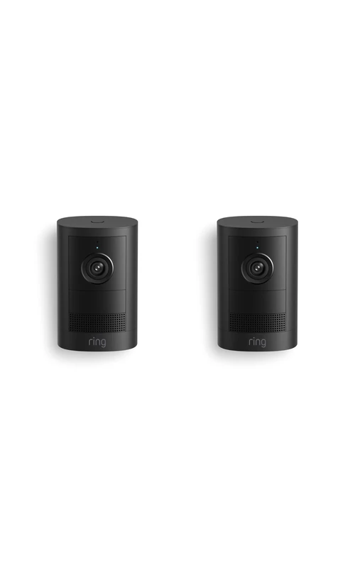 Ring Outdoor Camera 2K, Battery (newest gen), Easy DIY Install, Wide-Angle Retinal 2K Video, up to 6x Enhanced Zoom and Night Vision, Black (Pack of 2)