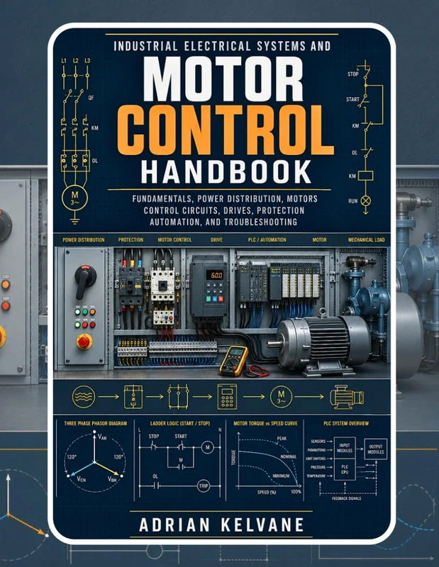 INDUSTRIAL ELECTRICAL SYSTEMS AND MOTOR CONTROL HANDBOOK: Fundamentals, Power Distribution, Motors, Control Circuits, Drives, Protection, Automation, and Troubleshooting