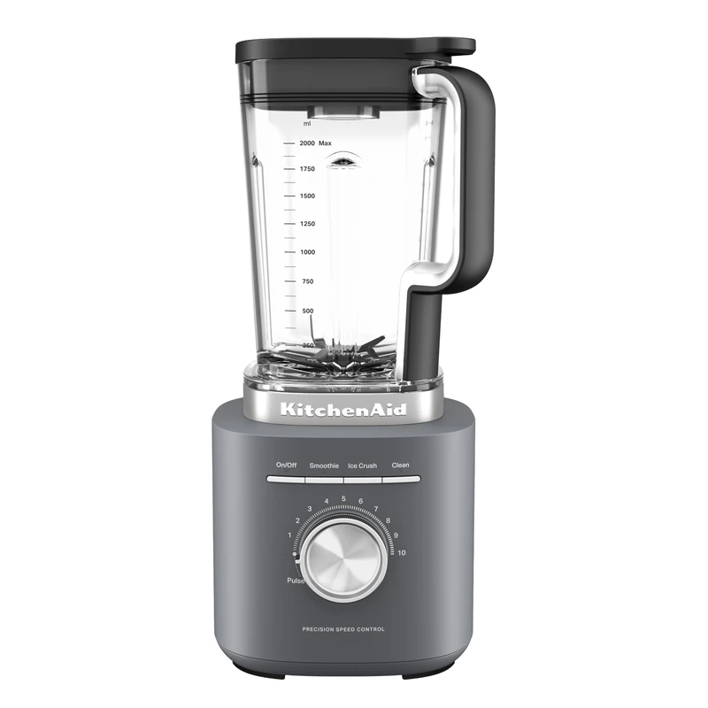 KitchenAid 2L Tritan BPA-Free Blender Jar 5KSBJA81 for Pure Power Blenders, Handles Hot & Cold Foods, Ribbed Design, Dishwasher Safe.