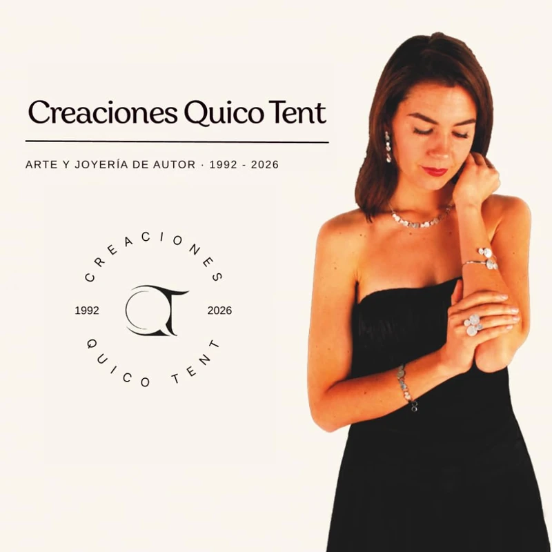 Creaciones Quico Tent: Arte y joyería de autor, 1992–2026.