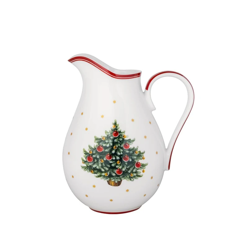 Villeroy & Boch – Toy's Delight Water jug Juice jug Multicoloured, Dishwasher-Safe, Christmas Decoration, Serving jug, Crockery Christmas, Premium Porcelain