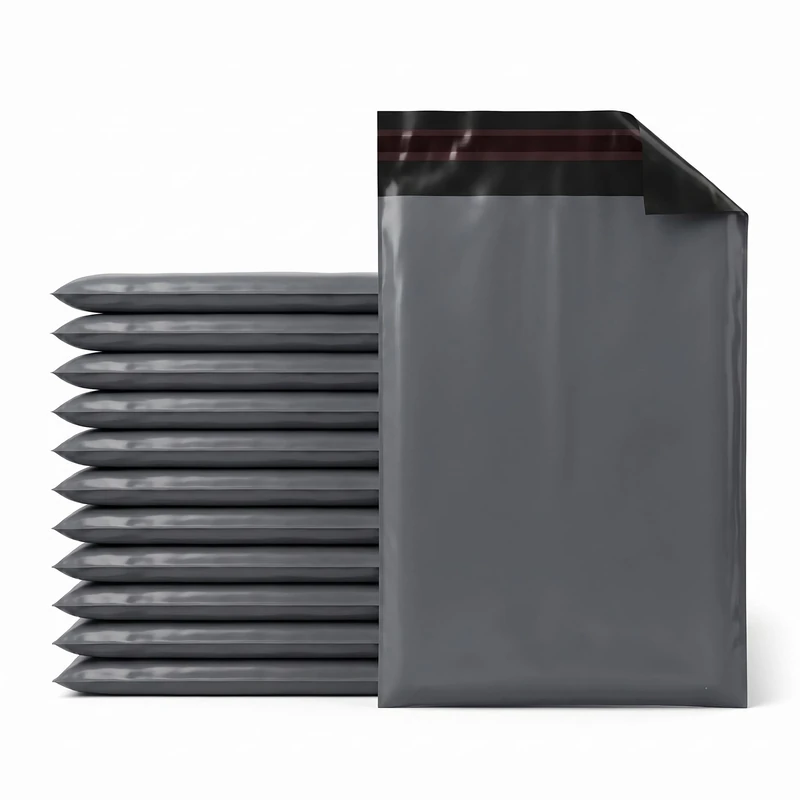 Nationwide Paper Extra Large 17x24 Pack of 500 Grey Mailing Bags Strong–40mm Self Seal Waterproof Mailers for Shipping & Packaging–Opaque Mail Bags for Clothes–Made from 90% Recycled (425x600mm)