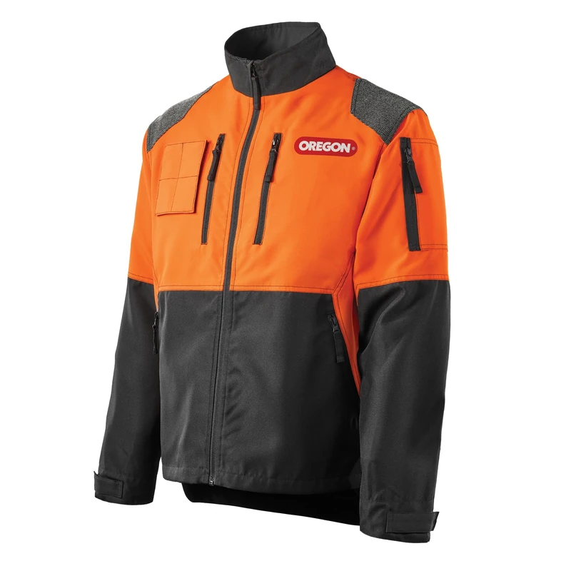 Oregon Protect Plus Hi Vis Jacket, PPE Clothing, Orange/Black, Size L