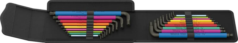 WERA 05133286001 Big Pack Multicolour Hex-Plus Hex-Plus Set 1, Metric and Inch, 19-Piece