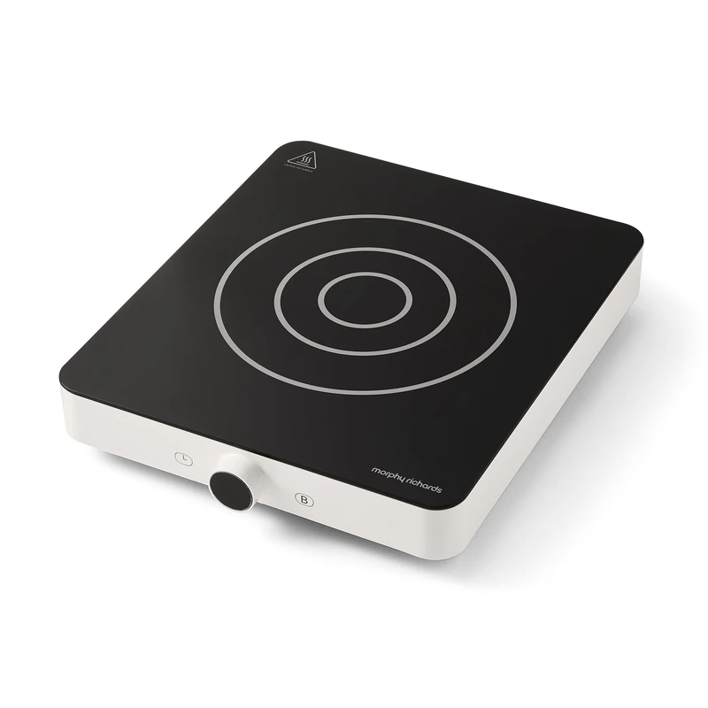 Morphy Richards Portable Induction Hob, Single Electric Hot Plate, 2000W Induction Cooker with 9 Power Levels, Heat Boost, 99 Minute Timer, Touch Controls, Auto Shut Off, Scratch Resistant Surface