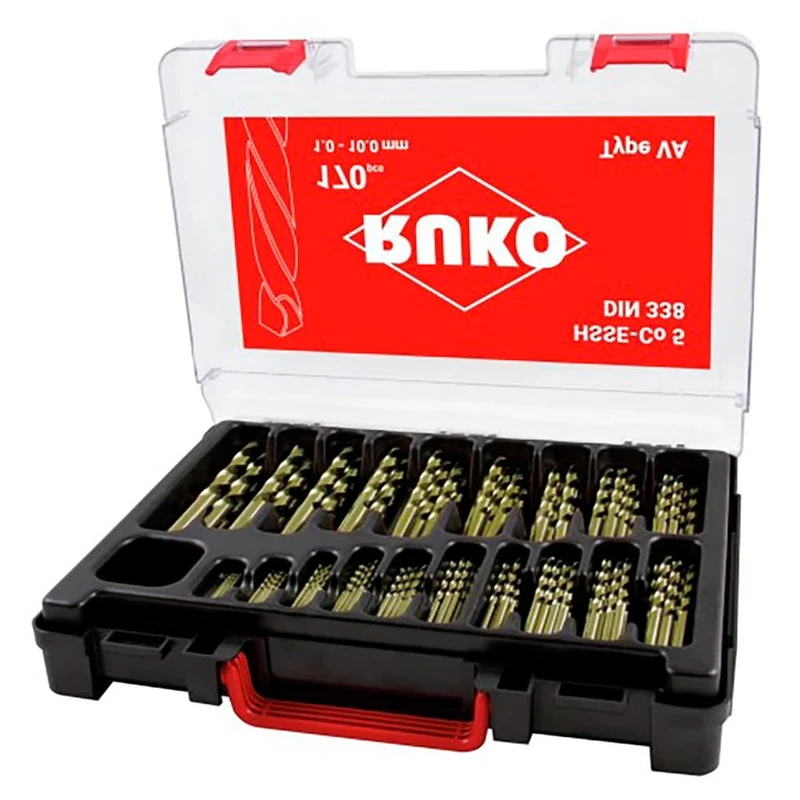 RUKO Juego DIN 170 338 HSS-Co Drill bit Set Silver Size 55