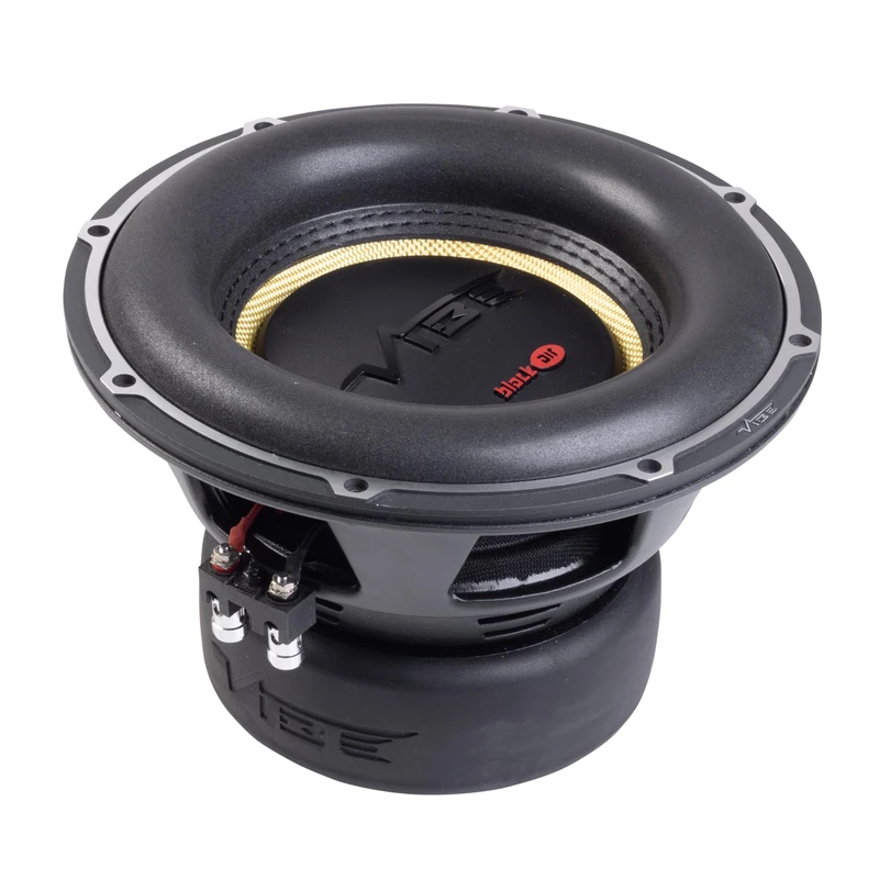 VIBE BLACKAIR 10 Inch Subwoofer, BA10D2-V5, 2250W, 25Hz-850Hz, Dual 2 Ohm, Fibreglass Cone