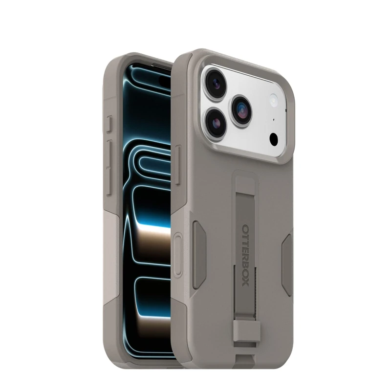 OtterBox Commuter Grip Case for iPhone 18 Pro/iPhone 17 Pro, Grey