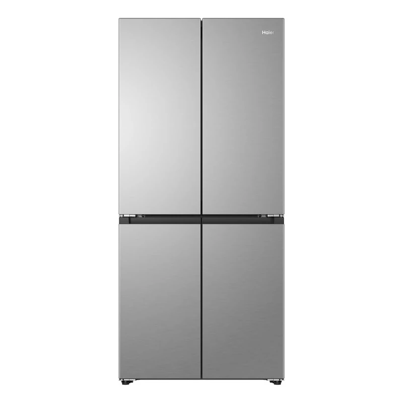 Haier Free Standing Fridge Freezer,4 Doors, No Frost, D Class, 523L Total Capacity, Inox 83x63.7.7x185cm - HCR58S18DNMM