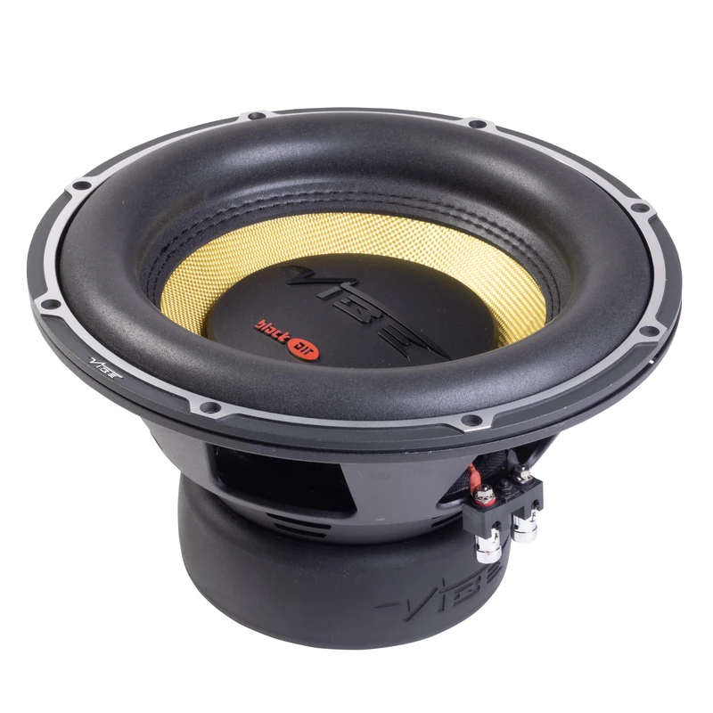 VIBE BlackAir Subwoofer, Model BA12D2-V5, 12 Inch, 2250W, 20Hz-750Hz, Dual 2 Ohm, Fibreglass Cloth Cone