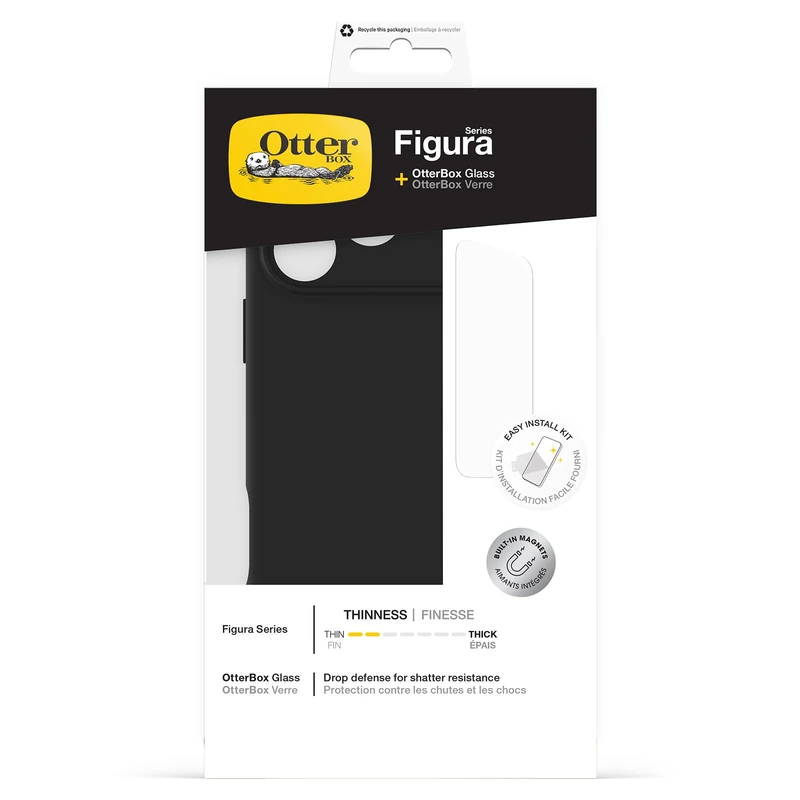OtterBox Figura Drop Protection Bundle for iPhone 18 Pro/17 Pro, Black
