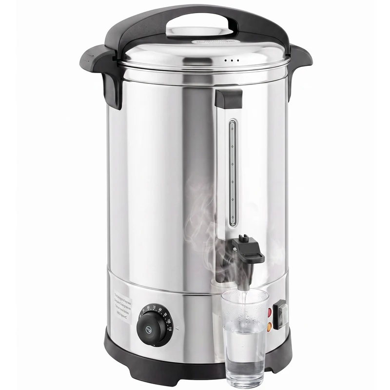 HOMCOM 13L Catering Urn 2500W Hot Water Boiler Dispenser with Thermostat