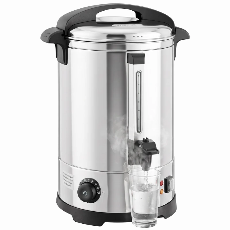 HOMCOM 6.5L Catering Urn 1500W Hot Water Boiler Dispenser with Thermostat