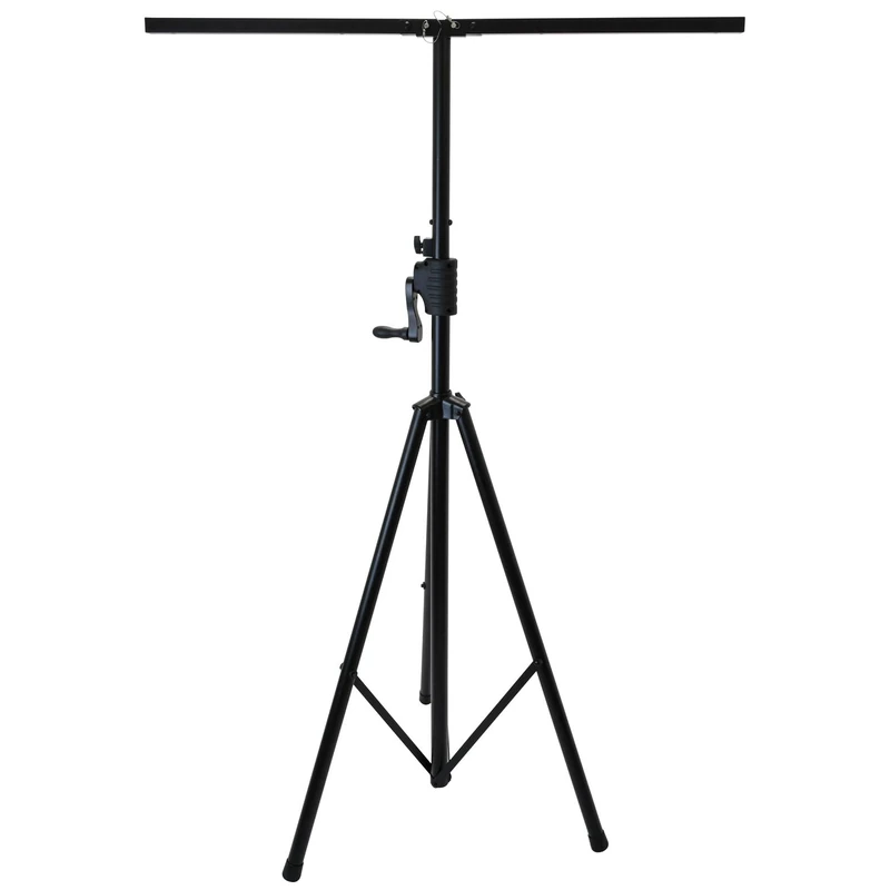 Citronic Lighting Stand with Winch & T-Bar 1.85-3m Adjustable, 35kg Load