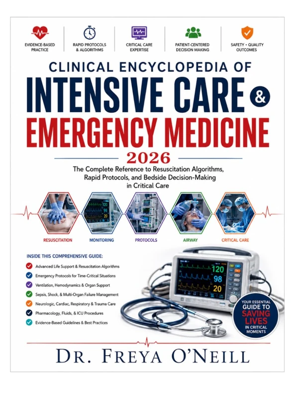 Clinical Encyclopedia of Intensive Care & Emergency Medicine 2026: The Complete Reference to Resuscitation Algorithms, Rapid Protocols, and Bedside Decision-Making in Critical Care