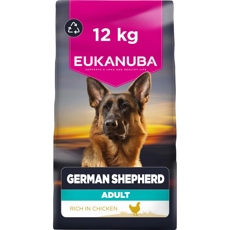 Eukanuba Adult German Shepherd Breed Care Dry Dog Food 12kg