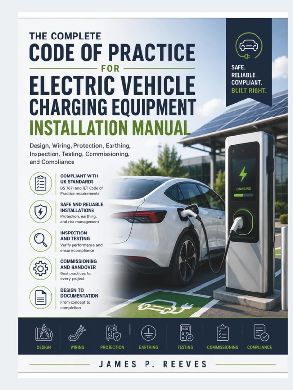 The Complete Code Of Practice For Electric Vehicle Charging Equipment Installation Manual: Design, Wiring, Protection, Earthing, Inspection, Testing, Commissioning, and Compliance