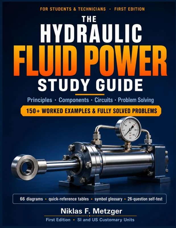 The Hydraulic Fluid Power Study Guide: Principles, Components, Circuits, and Problem Solving for Students and Technicians
