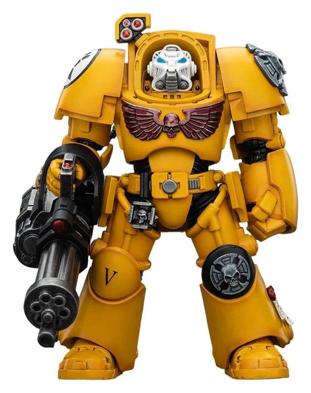 Warhammer 40,000 Action Figure Imperial Fists Terminator 3 with Power Fist and Assault Cannon 14 cm