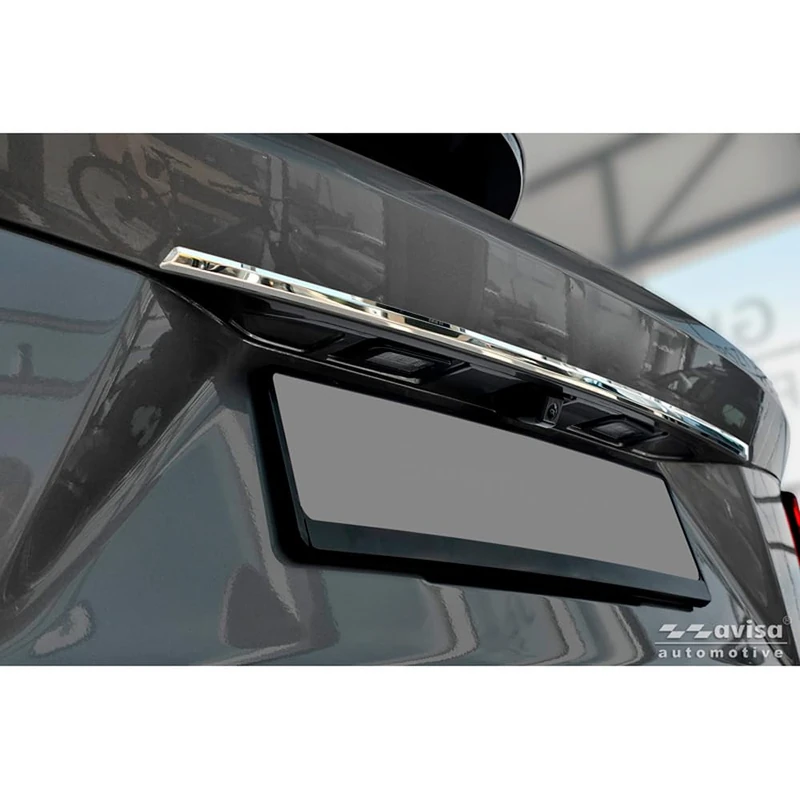 Avisa Chrome Stainless Steel Trunk Tailgate Trim Cover custom-fit